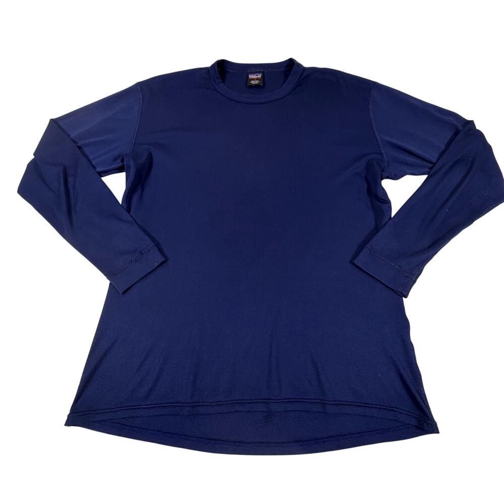 Patagonia Capilene Lightweight Base Layer Top Crew Neck USA Blue Men’s L